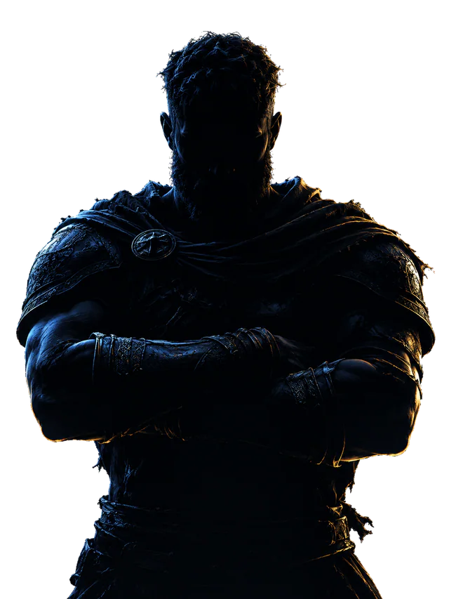 Unclaimed warrior silhouette